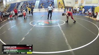 150 lbs Round 5 (8 Team) - Aaron Robinson, Panhandle Gator Dogs vs George Castor, Lake Mary Militia WC