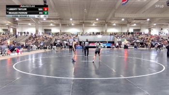 Girls 107 lbs Cons. Round 2 - Liberty Taylor, White House Heritage High School vs Reagan Patrum, Riverdale High School