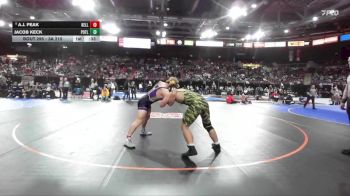 3A 215 lbs Cons. Round 2 - Jacob Keck, Potlatch vs A.j. Peak, Kellogg