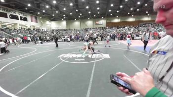 116 lbs Quarterfinal - Hailey Worden, Gold Rush vs Lily Ingle, Small Town WC