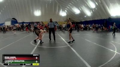 140 lbs Round 2 (8 Team) - Ryan Angel, Neighborhood vs Cameron Singleton, Silo WC