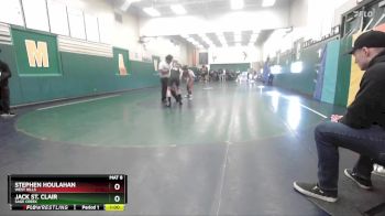 126 lbs Cons. Round 2 - Jack St. Clair, Sage Creek vs Stephen Houlahan, West Hills