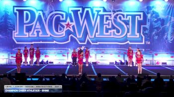 Champion Cheer Athletics - Shine [2026 L1 Junior - Novice - Restrictions Day 1] 2026 PacWest Grand Nationals
