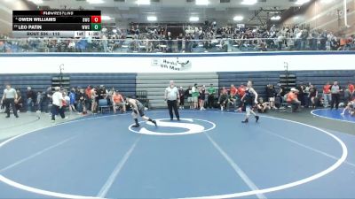 110 lbs Champ. Round 1 - Leo Patin, Warhawk Wrestling Club vs Owen Williams, Bonneville Wrestling Club