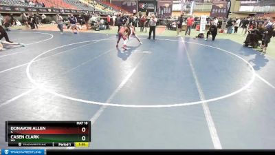 138 lbs Champ. Round 2 - Donavon Allen, IL vs Casen Clark, WA