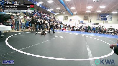 51 lbs Rr Rnd 4 - Libbie Bledsoe, Woodland Wrestling Club vs Adler Cawyer, Jay Wrestling Club