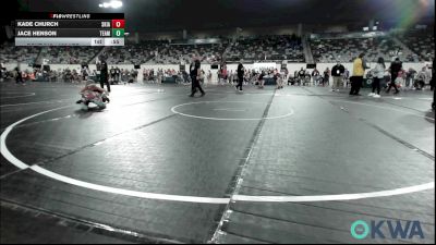 100 lbs Consi Of 8 #1 - Kade Church, Skiatook Youth Wrestling vs Jace Henson, Team Nomad