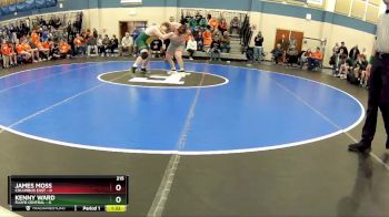 215 lbs Semis & Wb (16 Team) - Kenny Ward, Floyd Central vs James Moss, Columbus East