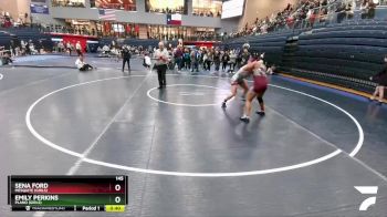145 lbs 5th Place Match - Sena Ford, Mesquite (Girls) vs Emily Perkins, Plano (Girls)