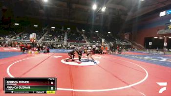 105 lbs Champ. Round 1 - Addison Mizner, Star Valley vs Avianca Guzman, Laramie