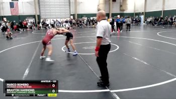 125 lbs Cons. Round 1 - Marco Romero, Colorado School Of Mines vs Braxton Hammond, Southeast Community College