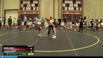 140 lbs Round 5 (6 Team) - Chase Hansen, Revival Aqua vs David Sipley, Steel Valley Renegades