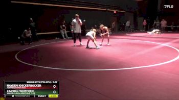 S-11 lbs Semifinal - Lincoln Whitcome, Waverly Area Wrestling Club vs Hayden Knickerbocker, Alburnett Mat Pack