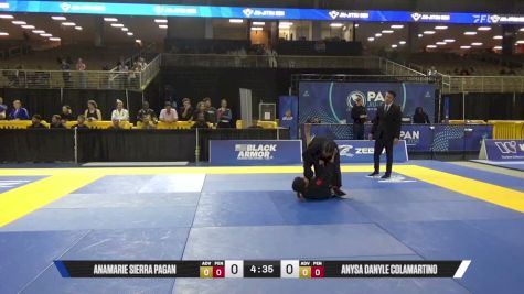 Anysa Danyle Colamartino vs Anamarie Sierra Pagan 2026 Pan Jiu Jitsu IBJJF Championship