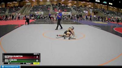 162 lbs Semis (4 Team) - Ben Coburn, Baker vs Estefan Muneton, Henley