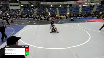 65 lbs Round Of 16 - Brody Romero, Colorado Regulators vs Maddox Horner, Natrona Colts