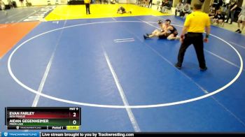 160 lbs Champ. Round 1 - Evan Farley, New Prague vs Aidan Gegenheimer, Prior Lake