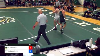 Dual - Anthony Sagaris, Lake Erie College vs Cael Woods, Tiffin University