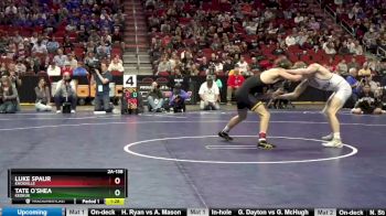 2A-138 lbs Semifinal - Tate O`Shea, Keokuk vs Luke Spaur, Knoxville