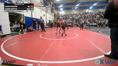 110 lbs Semifinal - Landyn DeLeon, Jay Wrestling Club vs Aubrie Smittle, Wagoner Takedown Club