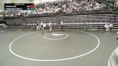 3A 175 lbs Quarterfinal - Chase Allen, Morgan vs Hazen Meccariello, Emery