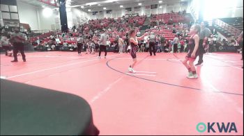 55 lbs Rr Rnd 3 - Maisyn Malone, Bartlesville Wrestling Club vs Kaira Williamson, The Academy Wichita Kansas