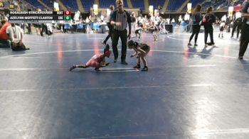40 lbs 7th Place - Rosaleigh Strickhouser, Northeastern York vs Azâ'Lynn Moffett-Clanton, Erie