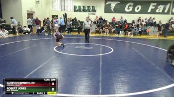 157 lbs Cons. Semi - Robert Jones, Mae Jemison vs Jackson Kimbrough, Madison County