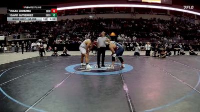 4A 285 lbs 1st Place Match - David Gutierrez, Socorro vs Isaac Ledezma, Deming