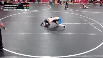 98 lbs Cons. Round 5 - Kaynon Navarro, Nampa vs Braxton Conyers, Rocky Mountain