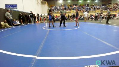 95 lbs Rr Rnd 1 - Chanlee McKinney, Woodland Wrestling Club vs Alyvia Murillo, Team Guthrie Wrestling