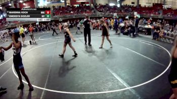 113 lbs Cons. Semi - MaKenna Koch, Milford Wrestling Club vs Emersyn Dozler, Boone Central
