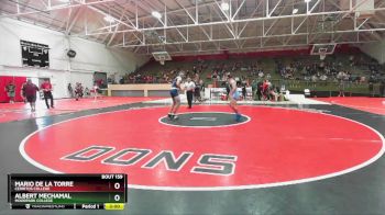 149 lbs Quarterfinal - Mario De La Torre, Cerritos College vs Albert Mechamal, Moorpark College