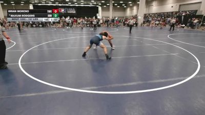 157 lbs Champ. Rd Of 64 - Brian Moreno, Team Idaho Wrestling Club vs Maxum Rodgers, Border Bandits Wrestling