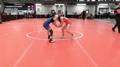 100 lbs 5th Place - Tatiana Alexander, Eastchester vs Gabriella Kiria, BTS- Edward R. Murrow