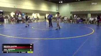 106 lbs Round 1 (6 Team) - Bryson Hunter, Hawkstyle Elite vs Mac Johnson, Dynamic Red