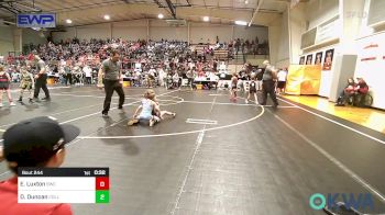 55 lbs Consolation - Everett Luxton, Bartlesville Wrestling Club vs Dalton Duncan, Collinsville Cardinal Youth Wrestling