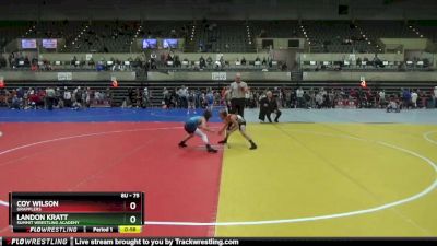 75 lbs Round 5 - Landon Kratt, Summit Wrestling Academy vs Coy Wilson, Grapplers