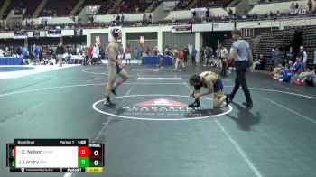 157 Varsity Semifinal - Conner Nelson, W.S. Neal vs Jackson Landry, Covington