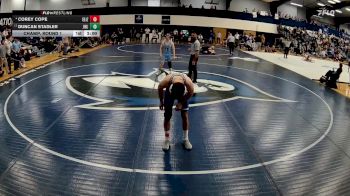 133 lbs Champ. Round 1 - Duncan Stadler, Johns Hopkins vs Corey Cope, Elizabethtown