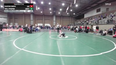 126 lbs Cons. Round 5 - Easton Smith, Lincoln Christian vs Will Pfeifer, Liberty