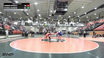 110 lbs Round Of 16 - Kambrie Woodall, Sperry HS Girls vs Kyndell Eldridge, Durant High School Girls