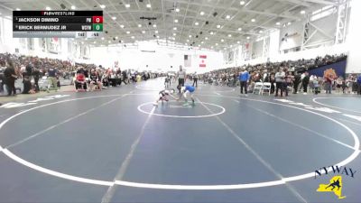 59 lbs Quarterfinal - Jackson DiMino, Pal-Mac Wrestling vs Erick Bermudez Jr, Webster Schroeder Youth Wrestling