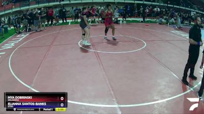 180 lbs Round 1 - Mya Dobrinski, Oklahoma vs EliAnna Santos-Banks, Utah