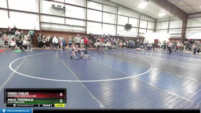 49 lbs Cons. Round 1 - Mack Theobald, Elite Wrestling vs Owen Childs, Champions Wrestling Club