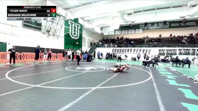 165 lbs Cons. Semi - Benjamin DeLaTorre, South Hills vs Cyler Quick, Keaau