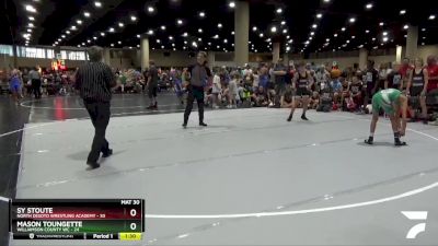 95 lbs Round 3 (6 Team) - Mason Toungette, Williamson County WC vs Sy Stoute, North Desoto Wrestling Academy