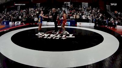 70kg Round 1 - Asees Bains, Independent Wrestling Club vs Alaina Bell, Mariposa Wrestling Club