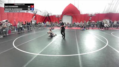70 lbs Cons. Round 3 - Jack Schweizer, Askren Wrestling Academy vs Deacon Glassmaker, Princeton Wrestling Club