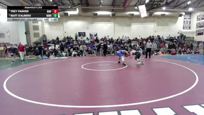 215 lbs Quarterfinal - Trey Parker, Brookfield/Shepaug vs Matt D'Albero, Notre Dame-West Haven